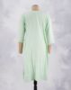 Picture of Olive Green Embossed Works Straight Kurti