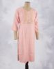 Picture of Olive Green Embossed Works Straight Kurti