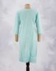 Picture of Olive Green Embossed Works Straight Kurti