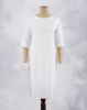 Picture of White Silk Cotton Straight Kurti