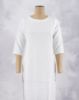 Picture of White Silk Cotton Straight Kurti