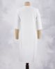 Picture of White Silk Cotton Straight Kurti