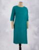 Picture of White Silk Cotton Straight Kurti