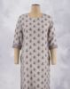 Picture of Grey Sequence Work Straight Kurti