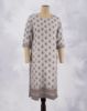 Picture of Grey Sequence Work Straight Kurti