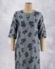 Picture of Mustard Floral Prints Straight Kurti