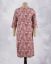 Picture of Pink Rayon Chinese Collar Straight Kurti