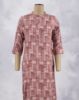 Picture of Pink Rayon Chinese Collar Straight Kurti