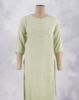 Picture of Maroon Silver Zari Straight Kurti