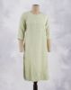 Picture of Maroon Silver Zari Straight Kurti