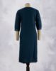 Picture of Dark Blue Embroidery Straight Kurti