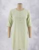 Picture of Lemon Yellow Hakoba Kurti