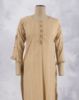 Picture of Ivory Rayon Vertical Line Straight Kurti