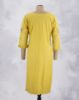 Picture of Ivory Rayon Vertical Line Straight Kurti