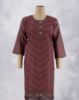 Picture of  Maroon Hakoba Straight Kurti