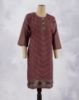 Picture of  Maroon Hakoba Straight Kurti