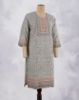 Picture of Orange Cotton Hakoba Straight Kurti