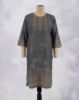 Picture of Orange Cotton Hakoba Straight Kurti