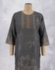 Picture of Orange Cotton Hakoba Straight Kurti