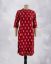 Picture of Red Cotton Straight Kurti