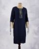 Picture of Dark Green Embroidery Thread Work Kurti