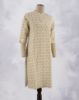Picture of Ivory Cotton Golden Prints Kurti