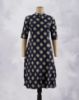 Picture of Dark Blue Motif's Prints Kurti