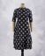 Picture of Dark Blue Motif's Prints Kurti