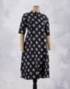 Picture of Dark Blue Motif's Prints Kurti