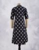 Picture of Dark Blue Motif's Prints Kurti