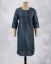 Picture of Dark Green Stone Work Straight Kurti 