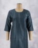 Picture of Dark Green Stone Work Straight Kurti 