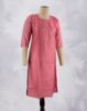 Picture of Dark Green Stone Work Straight Kurti 