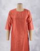 Picture of Dark Green Stone Work Straight Kurti 