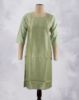Picture of Dark Green Stone Work Straight Kurti 