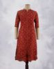Picture of Maroon Chinese Collar Straight Kurti