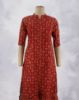 Picture of Maroon Chinese Collar Straight Kurti