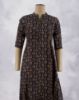 Picture of Maroon Chinese Collar Straight Kurti
