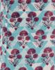 Picture of Blue Floral Motif's Prints Straight Kurti 