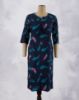 Picture of Navy Blue Digital Prints Straight Kurti