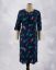 Picture of Navy Blue Digital Prints Straight Kurti
