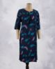Picture of Navy Blue Digital Prints Straight Kurti
