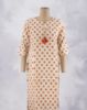 Picture of Navy Blue Digital Prints Straight Kurti