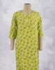 Picture of Apple Green Printed Straight Kurti