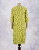 Picture of Apple Green Printed Straight Kurti