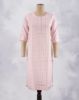 Picture of Pink Floral Motif's Printed Straight Kurti