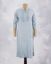 Picture of Sky Blue Thread Works Straight Kurti