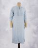 Picture of Sky Blue Thread Works Straight Kurti