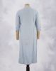 Picture of Sky Blue Thread Works Straight Kurti