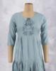Picture of Rose Mirror Work Umbrella Kurti